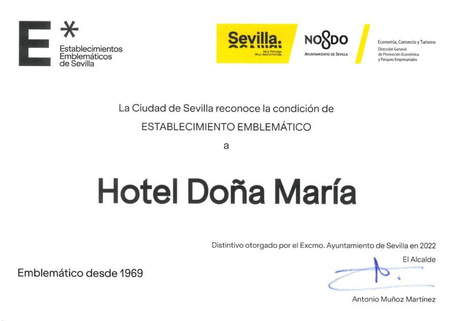 Hotel Doña María Sevilha Exterior foto